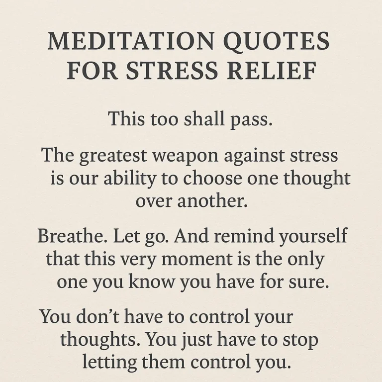 Featured image for 15 Meditation Quotes to Crush Stress Anxiety 2026