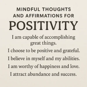 Featured image for 50 Mindful Thoughts Affirmations for Positivity 2026
