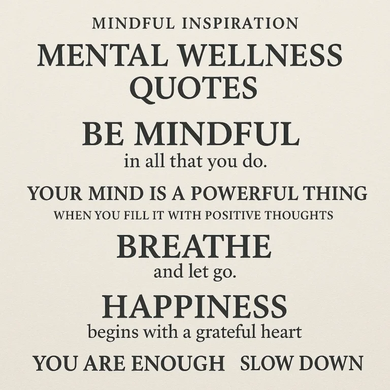 Featured image for 170 Inspirational Quotes for Mental Wellness 2026