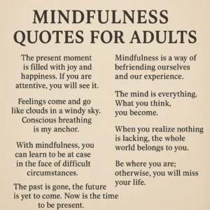Featured image for 25 Mindfulness Quotes for Adults to Reset Your Mind 2026