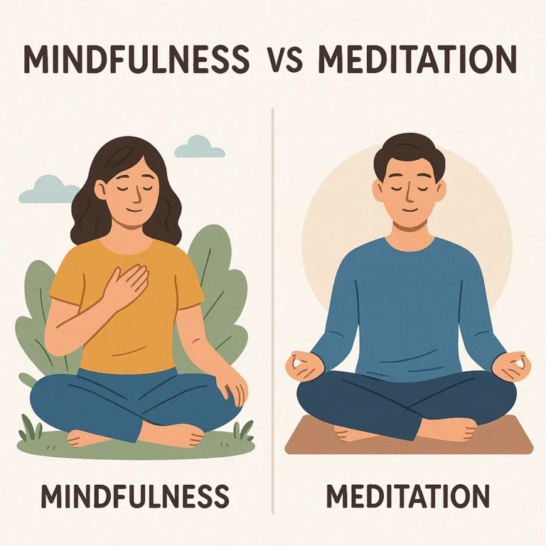 Featured image for Mindfulness vs. Meditation The One Big Difference 2026